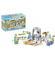 PLAYMOBIL 71637 Arene d'équitation, Horses of Waterfall, 67 pieces, Des 5 ans