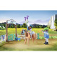 PLAYMOBIL 71637 Arene d'équitation, Horses of Waterfall, 67 pieces, Des 5 ans