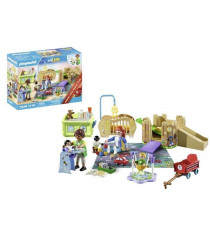 PLAYMOBIL - 71649 - Assistante maternelle bébé