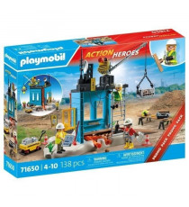 PLAYMOBIL - 71650 - Ouvriers et chantier