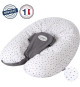 Coussin de maternité - CANDIDE - Multirelax - Polyester / Coton - Gris / Etoiles
