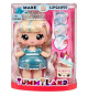 Yummiland - Grande poupée 25 cm a coiffer et câliner - Animal de compagnie + baumes a levre parfumé - Callie - Des 4ans