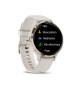 Montre GPS connectée Venu 3S GARMIN, 30,4mm (1,2), Acier Soft Gold, boîtier ivoire et bracelet en silicone ivoire