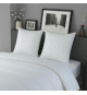 DODO - Lot de 2 oreillers - MICRO MATELASSE - 60 x 60 cm - Blanc