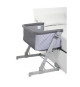 Berceau cododo CHICCO Next2Me GO - Compact - Pliable - Inclinable - 6 Niveaux de hauteur - Gris foncé