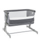 Berceau cododo CHICCO Next2Me GO - Compact - Pliable - Inclinable - 6 Niveaux de hauteur - Gris foncé