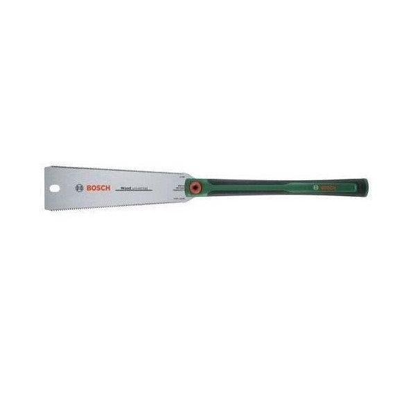 Bosch Scie japonaise Ryoba 250 mm (coupes précises/affleur  lame flex. acier SK5  dents doubles  poignée Softgrip)