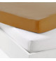 Lot 1 alese + 1 drap housse - P'TIT DODO - 70 x 140 cm - Blanc / Caramel