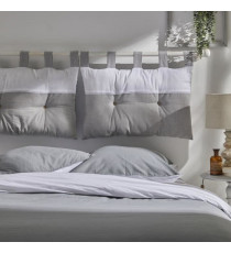 Tete de lit - TODAY - CHARME - Chambray x Slub Capucine - 45 x 70 cm