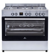 Cuisiniere piano four multifonctions catalyse - CONTINENTAL EDISON - CECP9060IXDD - 95 L - Affichage digital - L90 x H 85 cm …