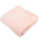 Couverture boudoir - DOMIVA - Blush - 75 x 100 cm - Velours côtelé, douce et chaude