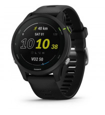 Montre connectée - Garmin - Forerunner 255 Music - Noir - 5 boutons en métal - Autonomie 14 jours