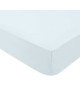 DOMIVA Drap housse Light jersey - 130 g/m² - 70 x 140 cm - Bleu