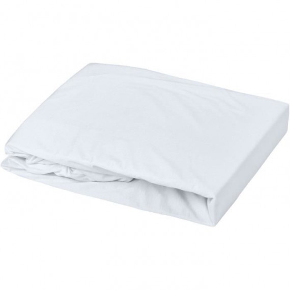 DOMIVA Drap housse Light jersey - 130 g/m² - 60 x 120 cm - Bleu