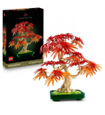 LEGO Botanicals 10348 Bonsai d'Érable Rouge du Japon - Kit de Construction pour Adulte