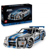 LEGO Technic 42210 Voiture Nissan Skyline GT-R (R34) 2 Fast 2 Furious - Set pour Adulte