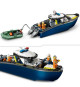 LEGO City 60456 La Course-Poursuite en Bateau de Police - Jouet pour Garçon des 6 ans