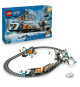 LEGO City 60470 Le Train Express des Explorateurs en Arctique - Jeu pour Garçon des 7 ans