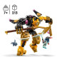 LEGO NINJAGO 71839 Le Robot De Spinjitzu d'Arin - Jeu De Construction Pour Garçon 7 Ans