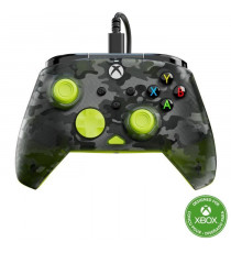 Manette de jeu - Xbox Series X|S, Xbox One et PC - Rematch Core - RGB - Filaire - Camouflage Noir / Jaune - TURTLE BEACH