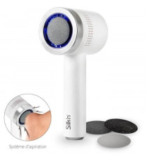 Râpe électrique anti-callosités Silk'n Vacupedi avec aspiration intégrée et 2 râpes incluses