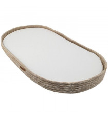 Matelas a langer tressé - DOMIVA - Honey Moon - Coton tressé