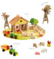 Ma ferme en bois - Jeu de construction - JEUJURA - 145 pieces