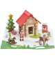 La cabane du Pere Noël - Jeu de construction - JEUJURA - 60 pieces