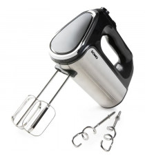 Batteur électrique - DOMO - DO9258M - 800 W - 5 vitesses + Turbo - Noir / Acier