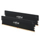 CRUCIAL Memoire RAM PRO DDR5 - 6400 MHZ - 32GB Kit (16GBx2 - OC Gaming Memory Black - CP2K16G64C38U5B