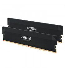 CRUCIAL Memoire RAM PRO DDR5 - 6400 MHZ - 32GB Kit (16GBx2 - OC Gaming Memory Black - CP2K16G64C38U5B