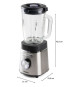 Blender - DOMO - DO740BL - High speed - 1400 W - 1,75 L - Gris