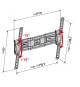 MELICONI - Support mural GST400PLUSCG