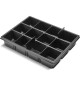 Insert modulable - TOOD - 3 a 12 compartiments - Pour coffret professionnel - Emboîtable - 40x30x7 cm