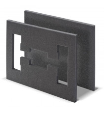 Insert en mousse - TOOD - 2 pieces - Pour coffret professionnel - Emboîtable - 40x30x4 cm