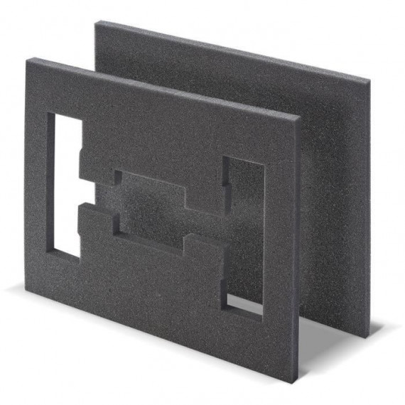 Insert en mousse - TOOD - 2 pieces - Pour coffret professionnel - Emboîtable - 40x30x4 cm