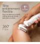 Épilateur - BRAUN - Silk Epil 9-011 3D - Tete flexible - Technologie Wet & Dry - 40 pincettes MicroGrip