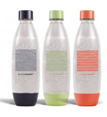 Bouteilles SODASTREAM - Fuse Edition Limitée - Pack de 3 bouteilles 1L - Sans PFAS