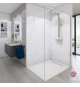 Paroi de douche - AURYS - BALEARES - Verre Timesless clair 6 mm - L.198 x l.100 cm