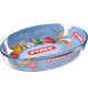 PYREX - ESSENTIALS - Plat a four ovale en verre 35*24 cm