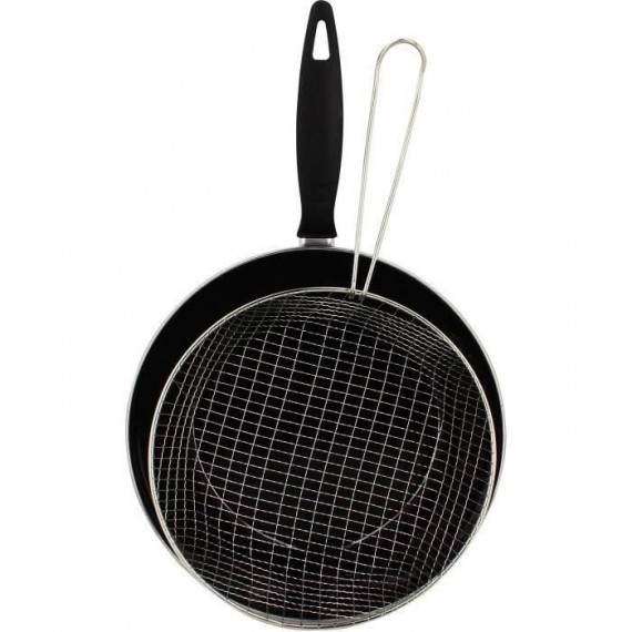 THEKITCHENETTE Poele a frire - Diametre 26cm - Noir