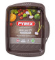 Plat a four - PYREX - 1452052 - Rectangulaire - En acier - 30 x 24 cm