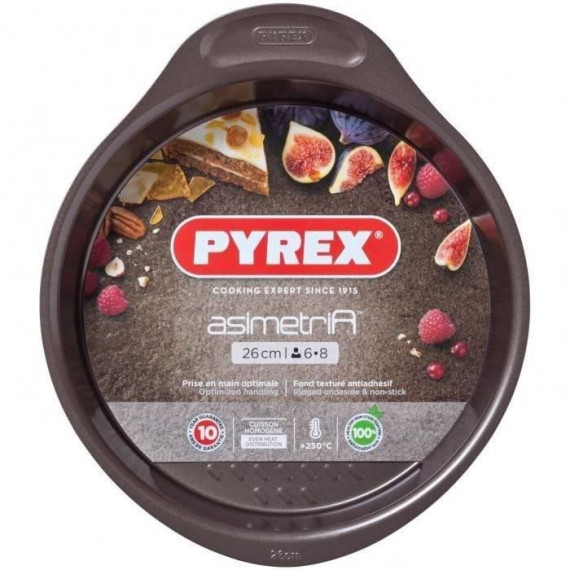 Moule a manqué - PYREX - 1452004 - Acier carbone - Antiadhésif - 26 cm
