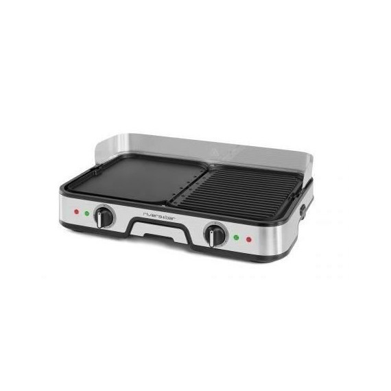 Plancha RIVIERA & BAR - QPL525 - Surface de cuisson 45,5 x 29cm - 6 a 8 personnes - 2000W