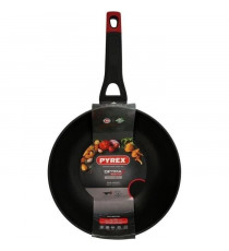 Wok - PYREX - 1455021 - En aluminium forgé - Antiadhésif - 28 cm - Sans PFAS