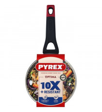 Casserole + couvercle - PYREX - 1455031 - Antiadhésif - 18 cm - Sans PFAS