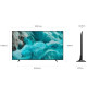 Samsung TQ55Q7F - TV QLED 55 (140 cm) - 4K UHD 3840x2160 - HDR10+ - Smart TV - Gaming Hub - 3xHDMI - WiFi