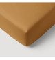 Drap housse - P'TIT DODO - 70 x 140 cm - Jersey - Caramel