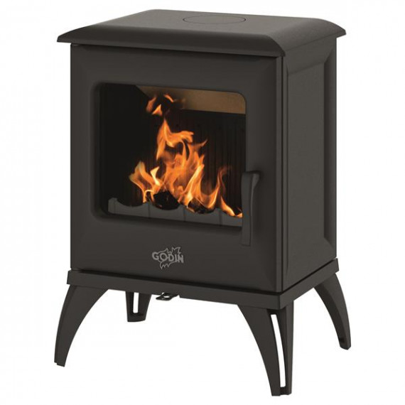 GODIN - Poêle à bois vintage 388146NOIR